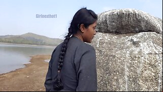 big tits amateur Jhil Ke Kinare Chup Chup Ke Sex Kiya - Indian Outdoor Sex brunette